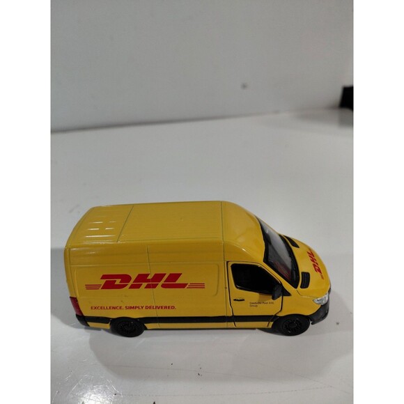 Kinsmart Die Cast 1:48 DHL Carriers Mercedes Benz Sprinter Delivery Van - Picture 5 of 9